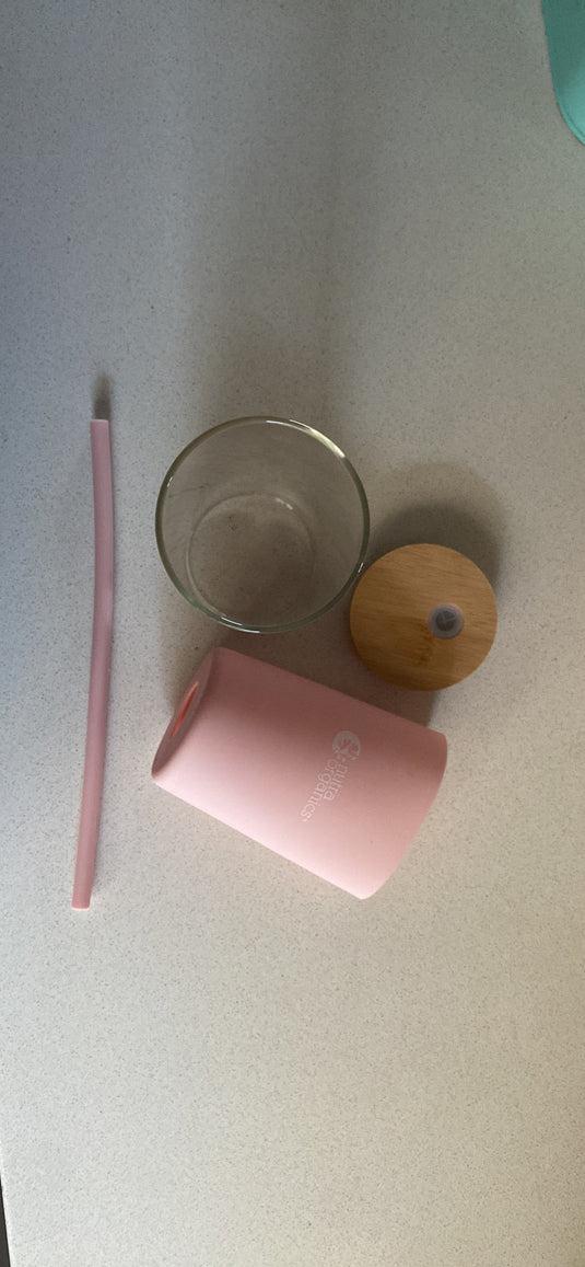 Natura Organics Whiz Stick - Electric Mixer - Pink & Glass Jug