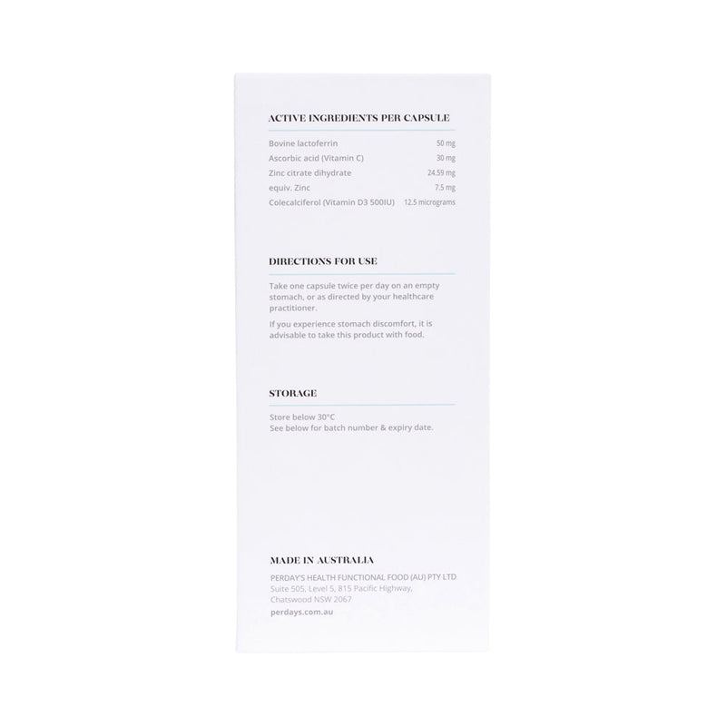 Load image into Gallery viewer, PERDAYS IMMUNE BOOST + LACTOFERRIN 60C