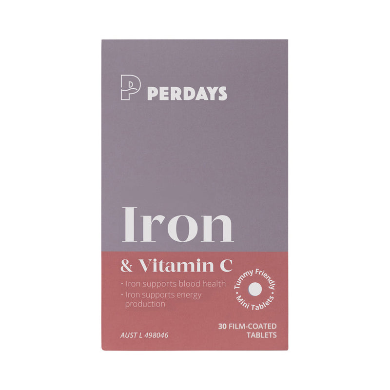Load image into Gallery viewer, PERDAYS IRON & VITAMIN C 30T
