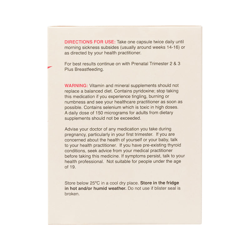 Load image into Gallery viewer, NaturoBest Prenatal Trimester One with Ginger 120c