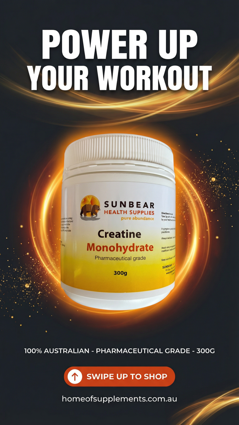 Load image into Gallery viewer, Creatine Monohydrate 300g - Sunbear Health Supplies