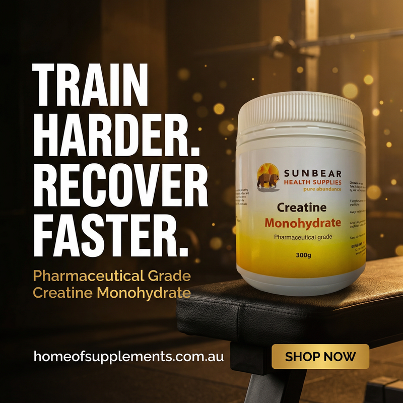 Load image into Gallery viewer, Creatine Monohydrate 300g - Sunbear Health Supplies