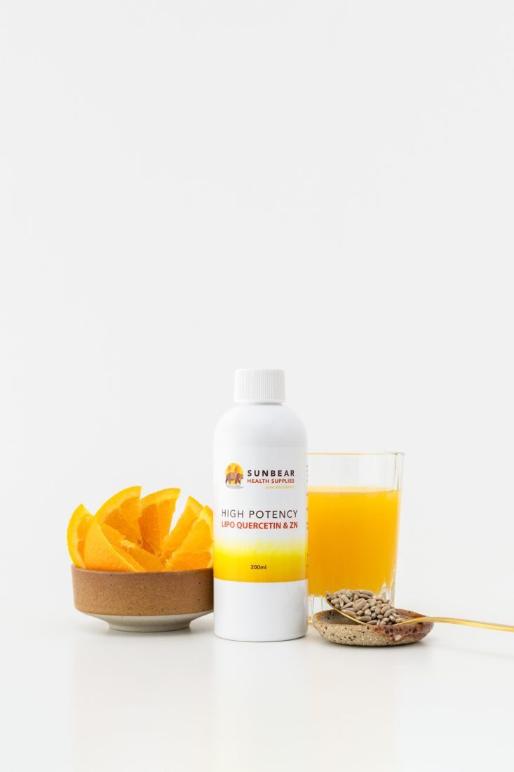 Load image into Gallery viewer, Sunbear Health Supplies - High Potency Liposomal Quercetin & Zinc - 200ml