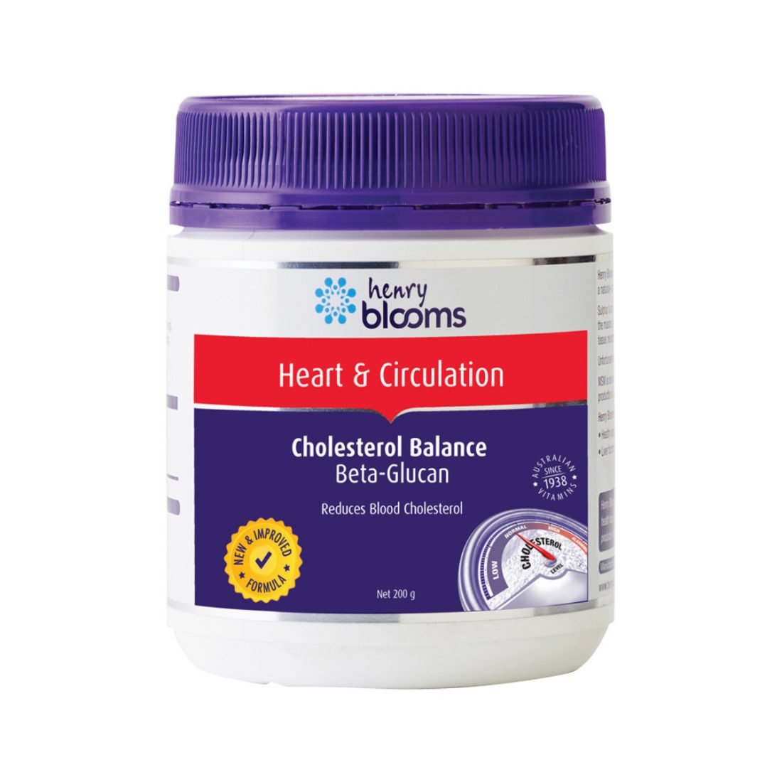 Henry Blooms - Cholesterol Balance (Beta-Glucan) | Buy In Sydney | Kennedy's Pharmacy Botany - Foto 8
