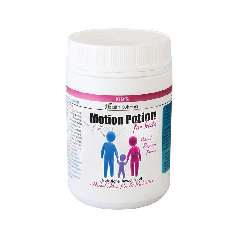 Load image into Gallery viewer, Health Kultcha Motion Potion for Kids Raspberry 250g