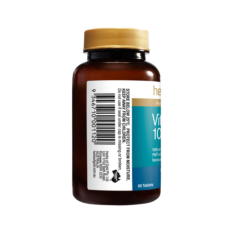Load image into Gallery viewer, Herbs of Gold Vitamin B6 100mg 60t