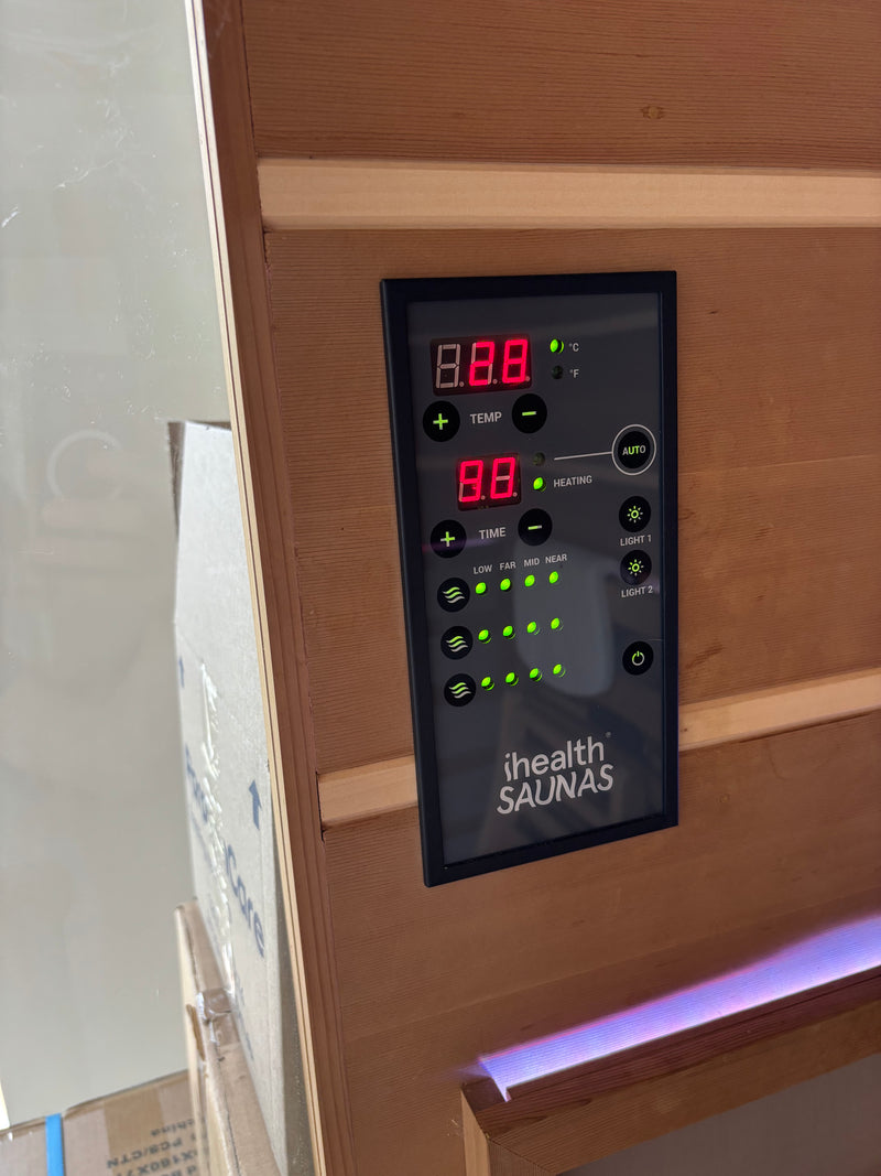 Load image into Gallery viewer, Ihealth (since rebranded to Found Space) Full-Spectrum Infrared 2-person sauna