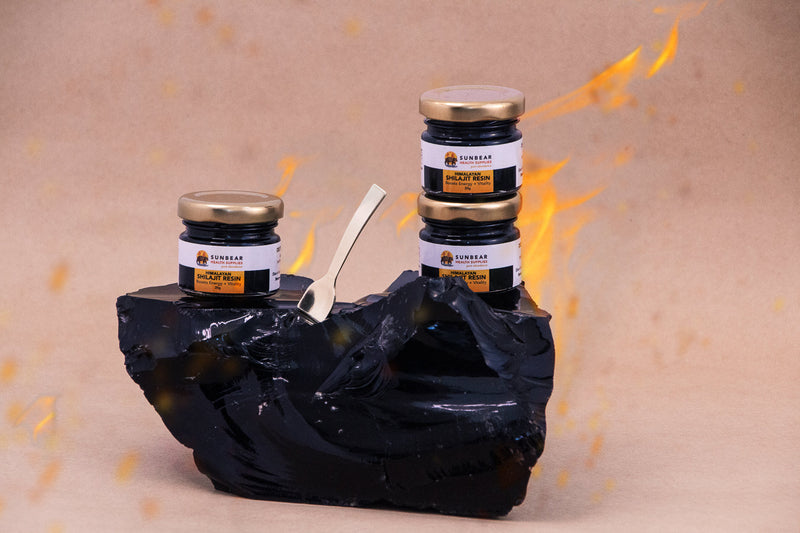 Load image into Gallery viewer, Sunbear Himalayan Shilajit Resin 20g x3