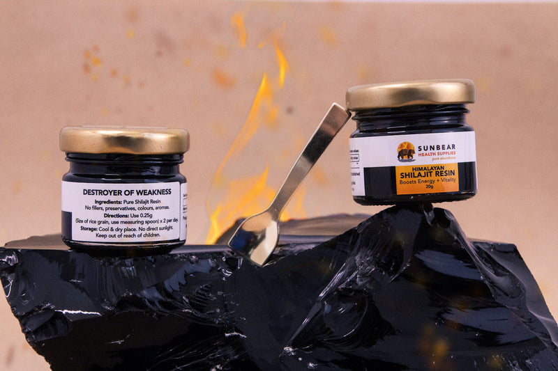 Load image into Gallery viewer, Sunbear Himalayan Shilajit Resin 20g x3