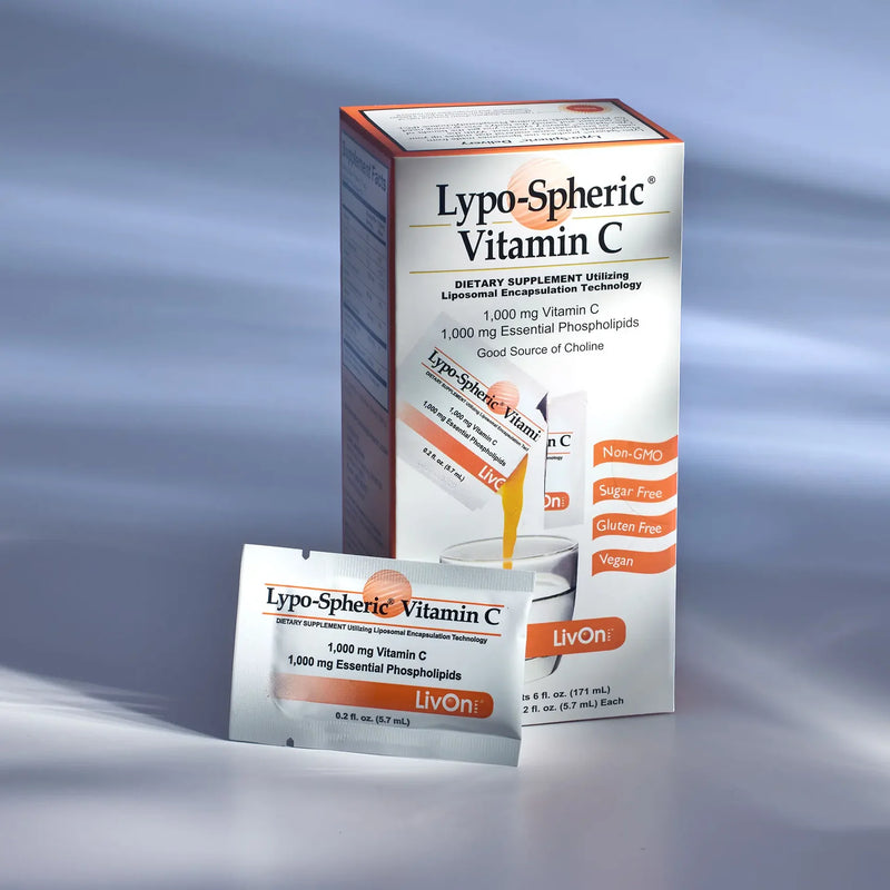 Load image into Gallery viewer, Lypo-Spheric Vitamin C 30 packets – LivOn Lab x 4