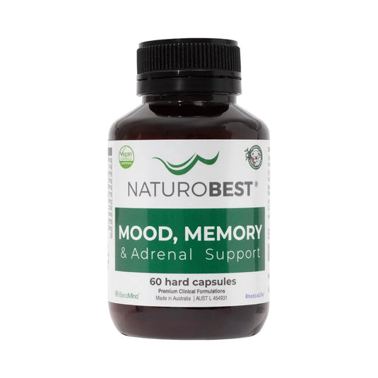 NATUROBEST MOOD MEMORY & ADRENAL SUPPORT 60C