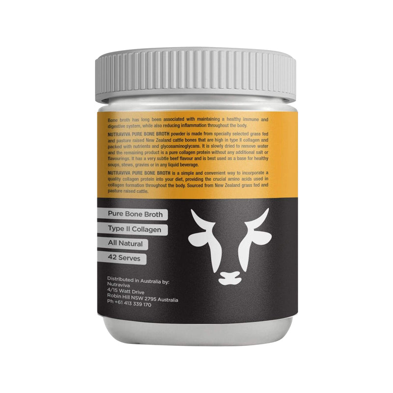 Load image into Gallery viewer, Nutraviva Bone Broth Pure (Beef) Unflavoured 300g
