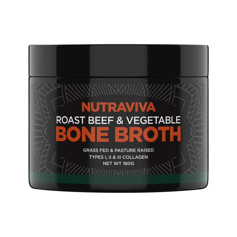 Load image into Gallery viewer, Nutraviva Bone Broth Roast Beef & Vegetable 180g
