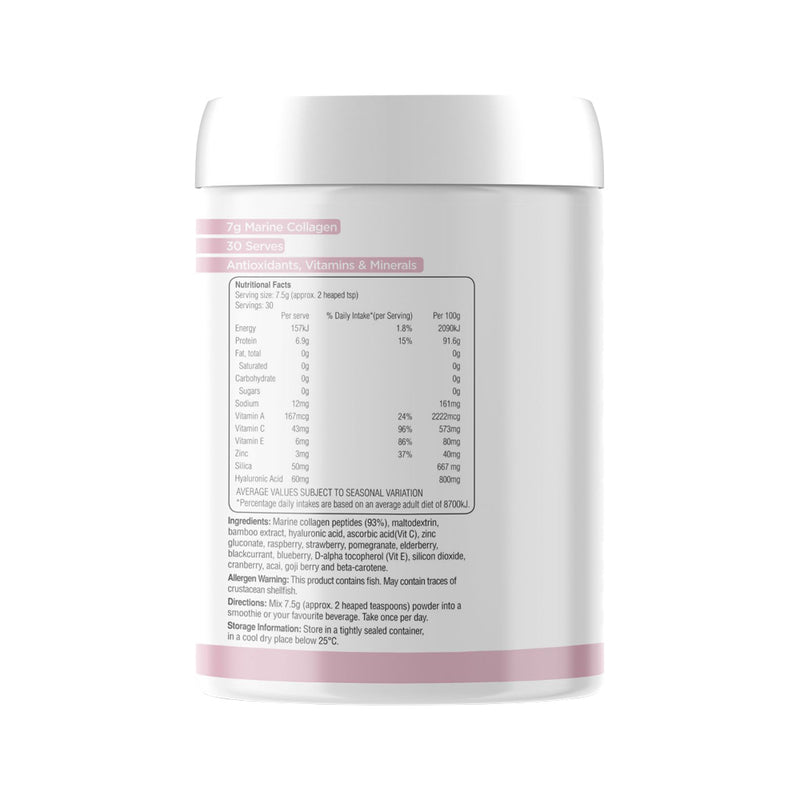 Load image into Gallery viewer, Nutraviva Simply Beautiful Beauty Collagen Marine Formula Unflavoured 225g