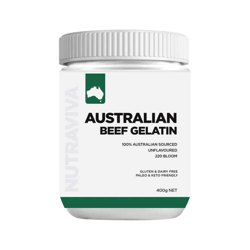 Load image into Gallery viewer, Nutraviva Australian Beef Gelatin 400g