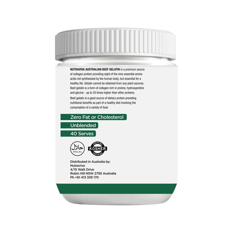 Load image into Gallery viewer, Nutraviva Australian Beef Gelatin 400g