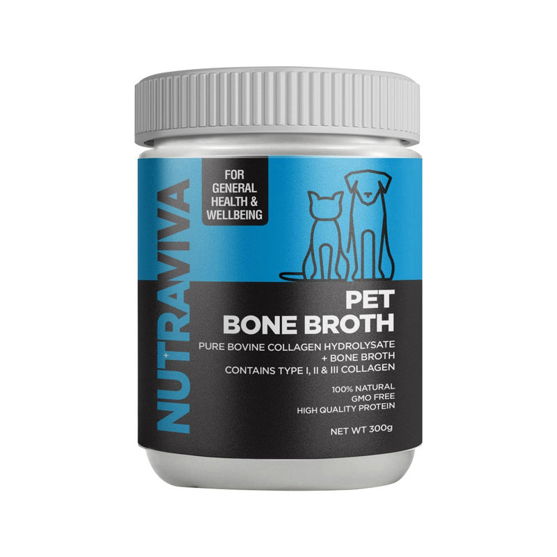 Load image into Gallery viewer, Nutraviva Pet Bone Broth (Pure Bovine Collagen Hydrosylate + Bone Broth) 300g