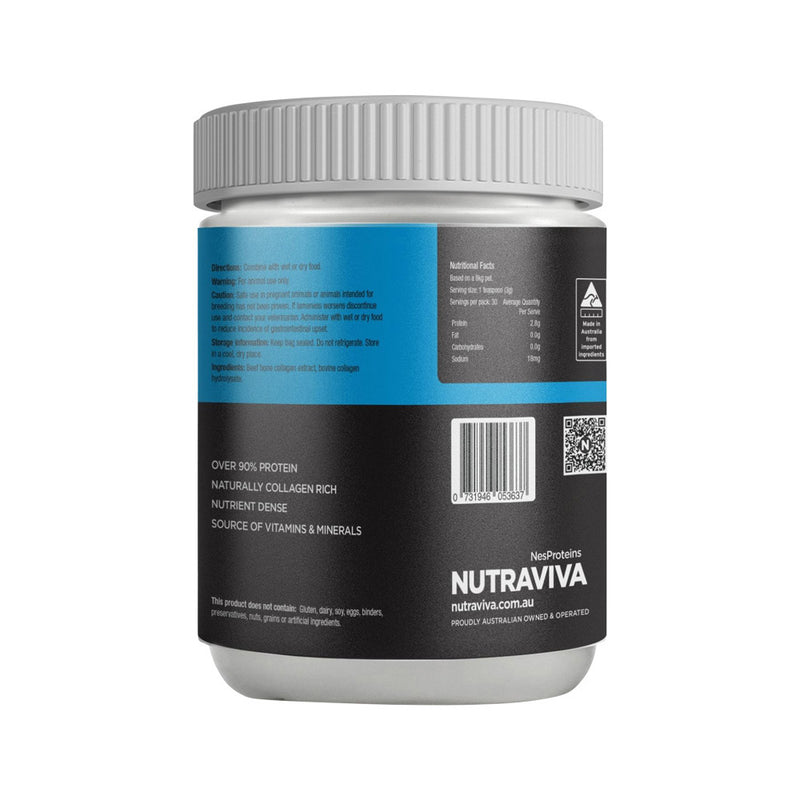 Load image into Gallery viewer, Nutraviva Pet Bone Broth (Pure Bovine Collagen Hydrosylate + Bone Broth) 300g