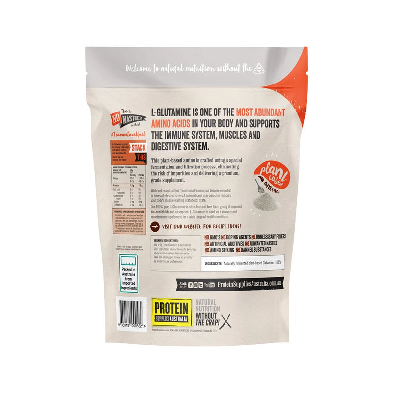 Load image into Gallery viewer, Protein Supplies Australia (Performance) L-Glutamine Pure 500g