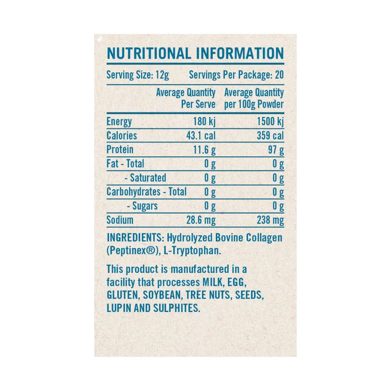Load image into Gallery viewer, RAPID SUPPLEMENTS PURE COLLAGEN PEPTIDES 250G
