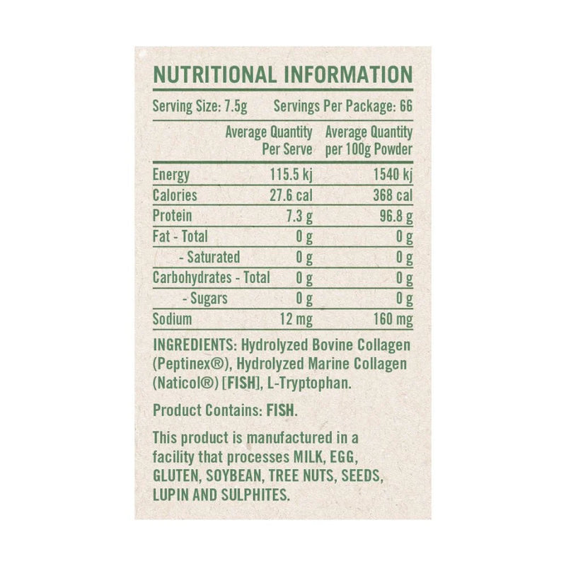 Load image into Gallery viewer, RAPID SUPPLEMENTS TOTAL COLLAGEN PEPTIDES 500G
