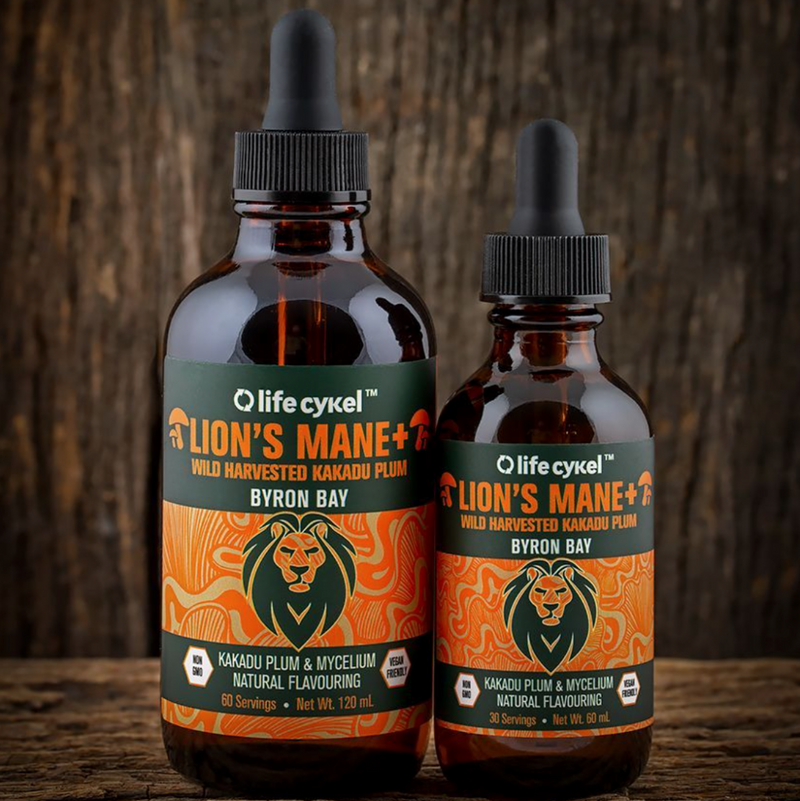 Load image into Gallery viewer, Life Cykel Lion's Mane Mushroom Liquid Extract - 120ml -Life Cykel