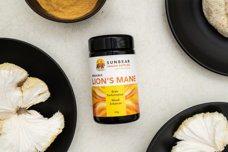Load image into Gallery viewer, Sunbear Health Supplies - Organic Lion's Mane Extract (12:1 Ratio) x 3