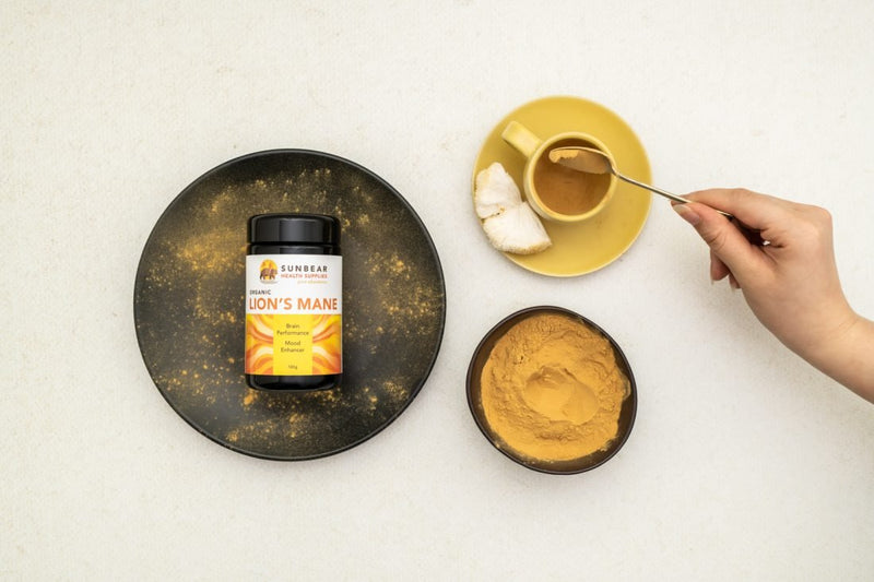 Load image into Gallery viewer, Sunbear Health Supplies - Organic Lion's Mane Extract (12:1 Ratio) x 3