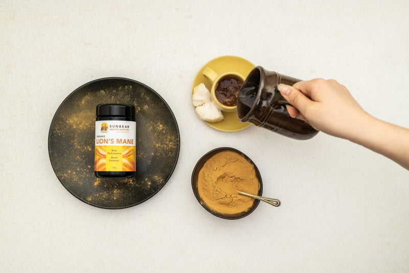 Load image into Gallery viewer, Sunbear Health Supplies - Organic Lion's Mane Extract (12:1 Ratio) x 3