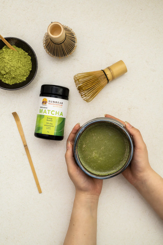 Sunbear Health Supplies - Matcha Japanese Organic Ceremonial Grade - Sunbear Health - 70g