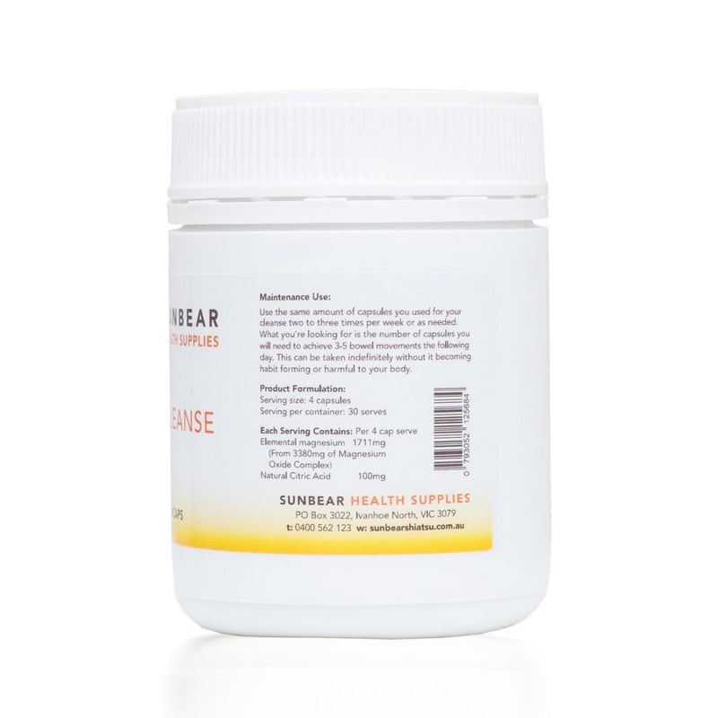 Load image into Gallery viewer, Sunbear Health Supplies - OxyMag Powder - Oxygenated Magnesium Intestinal Cleanser & Detoxify- 120 Capsules