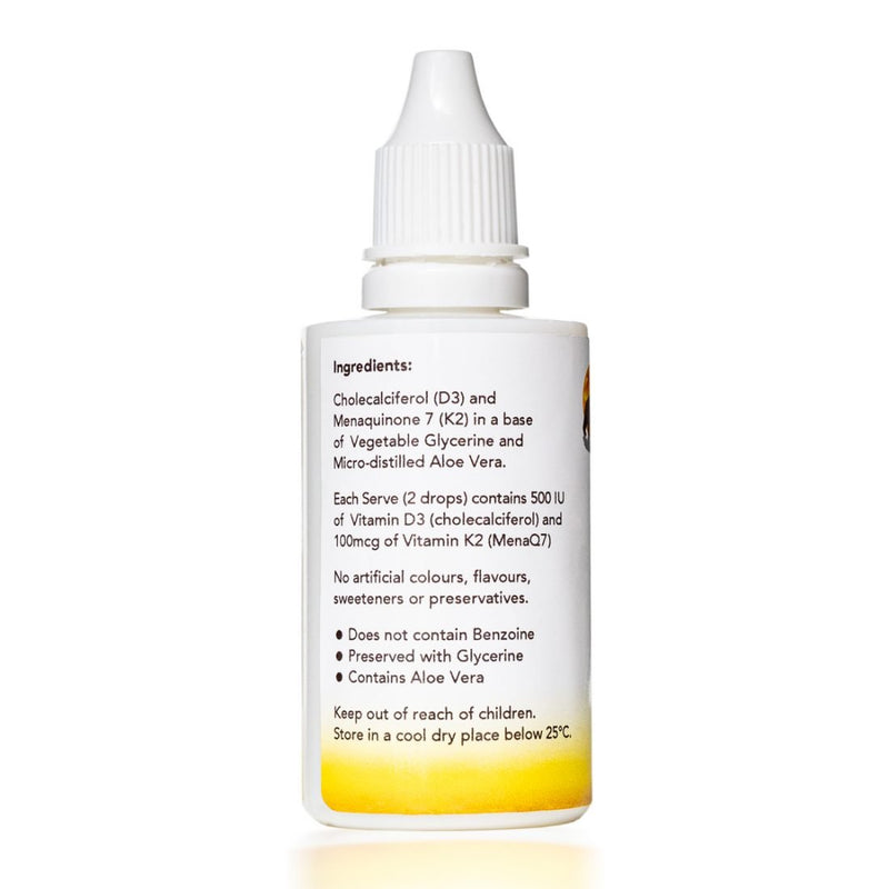 Load image into Gallery viewer, Sunbear Health Supplies - D3 / K2 Vitamin D 1000IU & K2 200mcg (MK7) 50mls