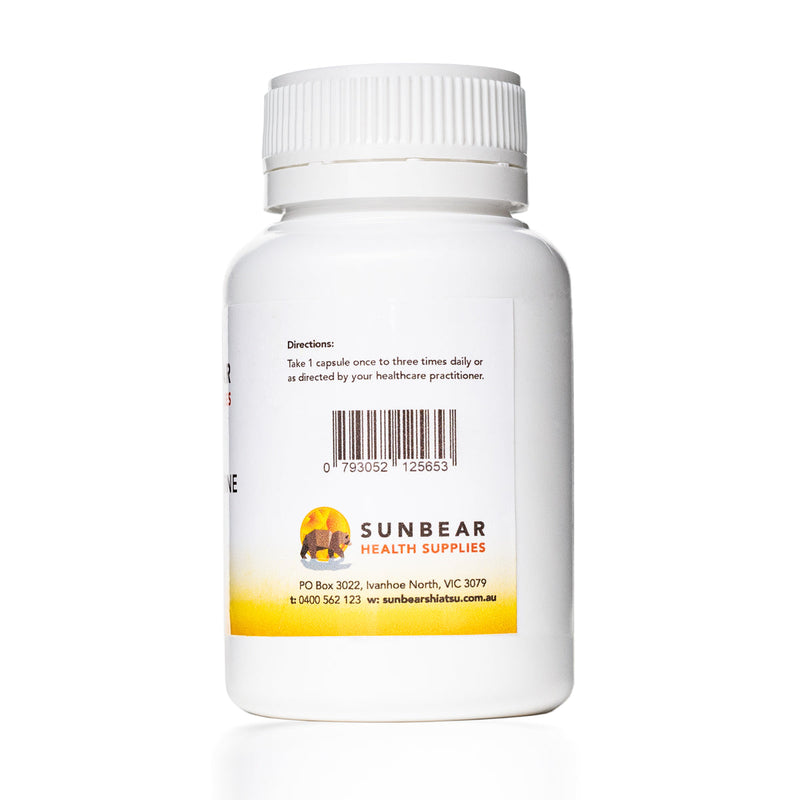 Load image into Gallery viewer, Sunbear Health Premium Organic Lion's Mane Extract (10:1 Ratio) - 100g + N-Acetyl-L-Tyrosine – Sunbear Health Supplies – 500mg – 60VCaps