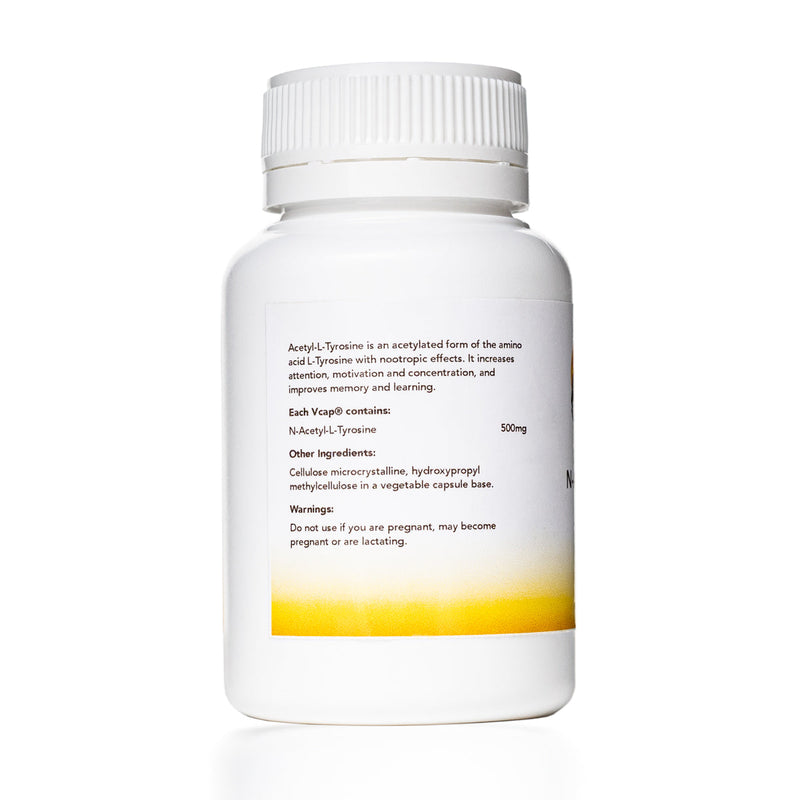 Load image into Gallery viewer, Sunbear Health Premium Organic Lion's Mane Extract (10:1 Ratio) - 100g + N-Acetyl-L-Tyrosine – Sunbear Health Supplies – 500mg – 60VCaps