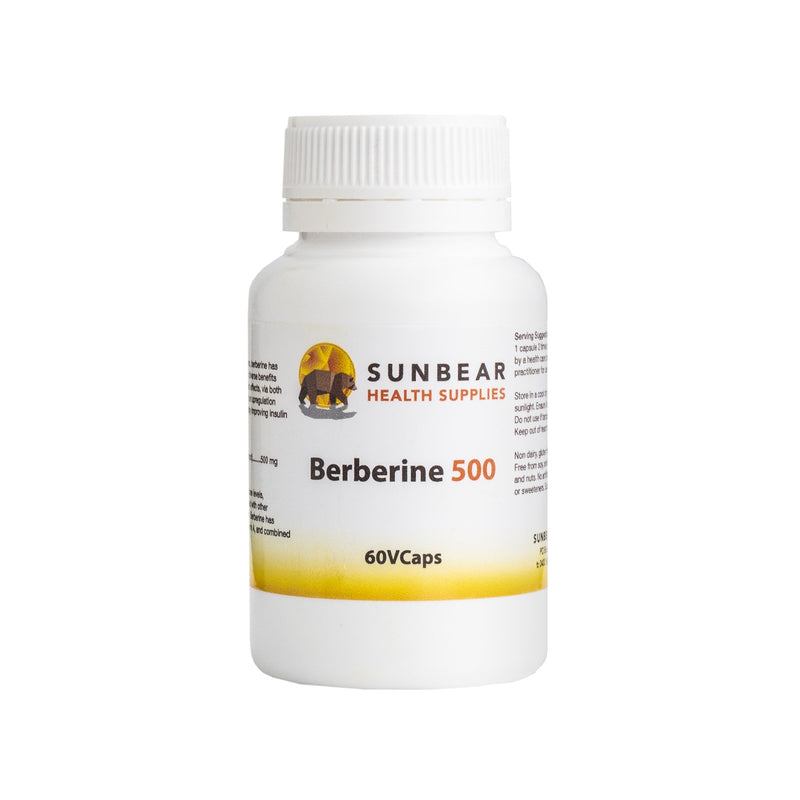 Load image into Gallery viewer, Sunbear Health Supplies - Berberine 500 - 60 Caps