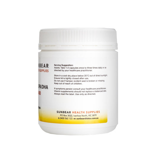 Sunbear Health Supplies - Ultra Pure EPA/DHA 650/400 - Fish Oil - 180 Gels