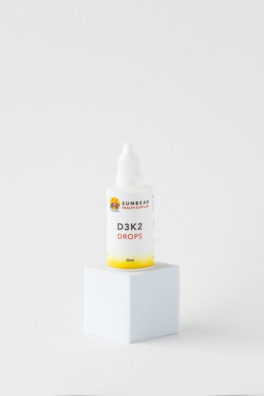 Sunbear Health Supplies - D3 / K2 Vitamin D 1000IU & K2 200mcg (MK7) 50mls