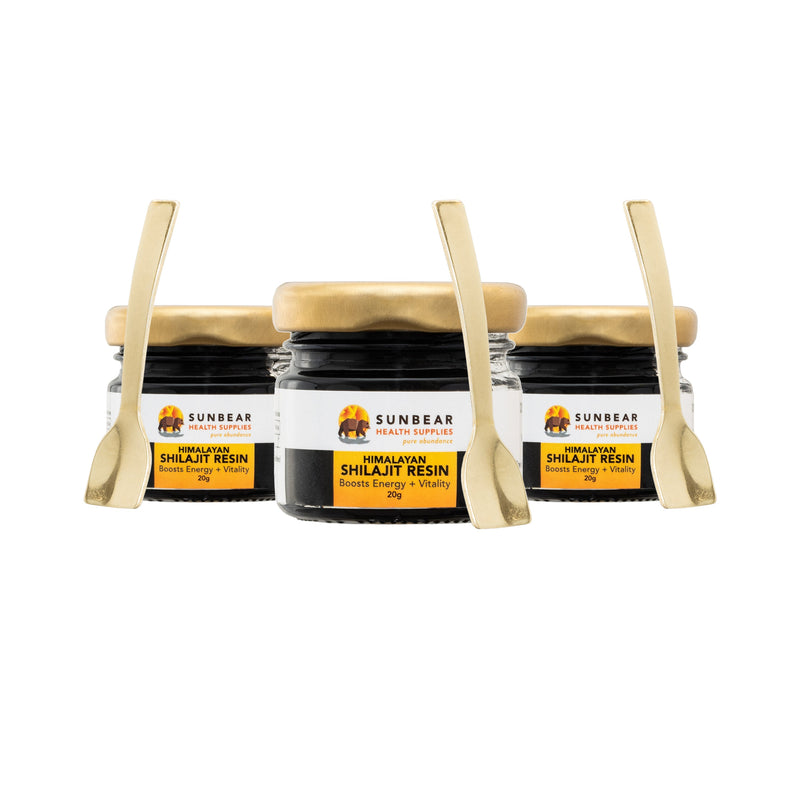 Load image into Gallery viewer, Sunbear Himalayan Shilajit Resin 20g x3