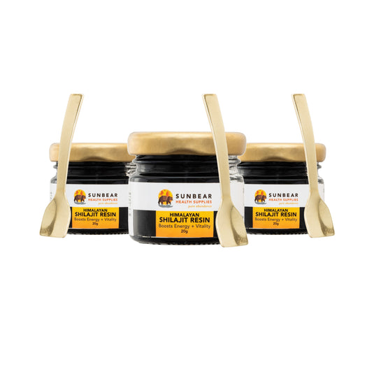 Sunbear Himalayan Shilajit Resin 20g x3