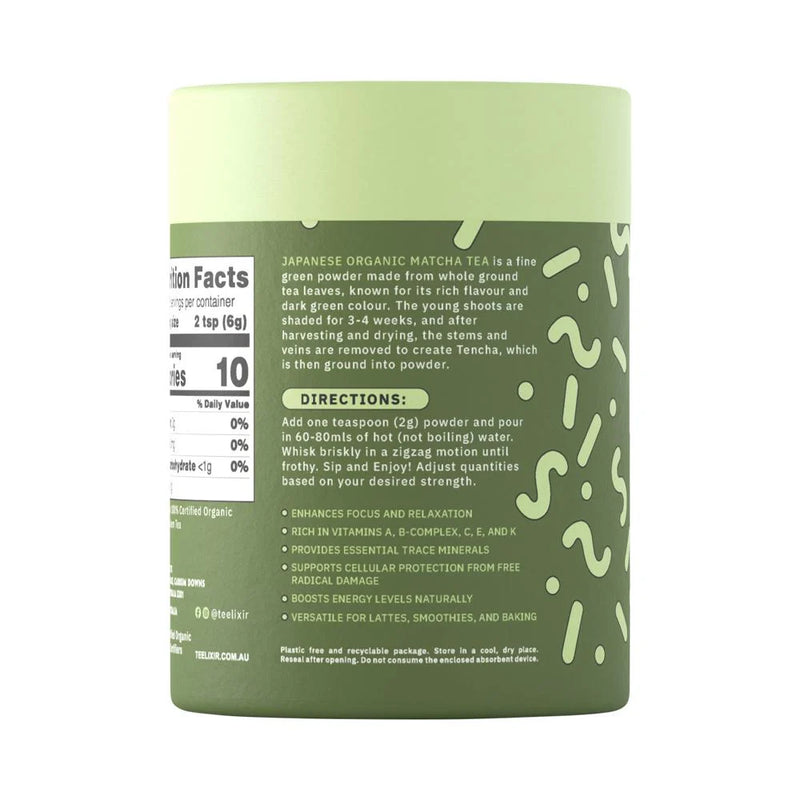 Load image into Gallery viewer, Teelixir Ceremonial Grade Matcha 100g