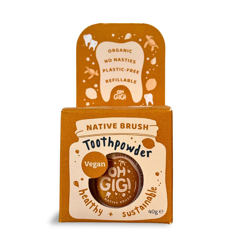 Load image into Gallery viewer, OHGIGI TOOTH POWDER NATIVE BRUSH 40G