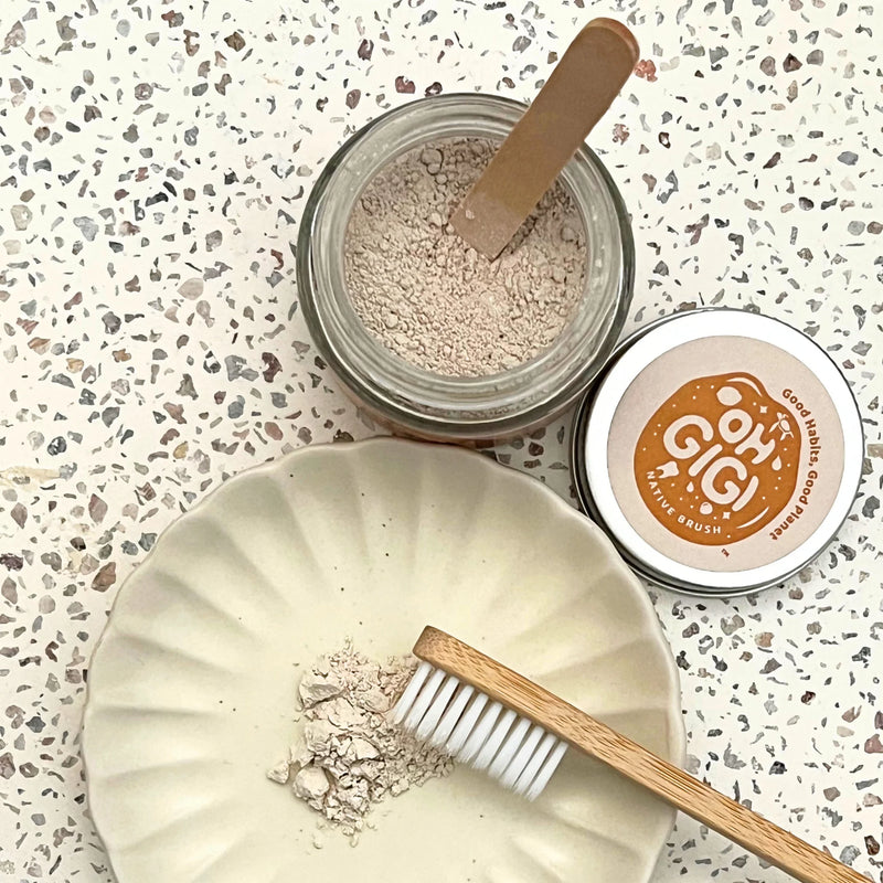 Load image into Gallery viewer, OHGIGI TOOTH POWDER NATIVE BRUSH 40G