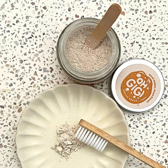 OHGIGI TOOTH POWDER NATIVE BRUSH 40G