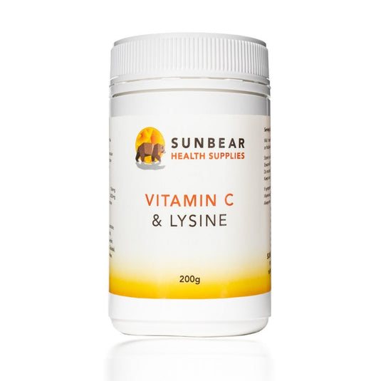 Sunbear Health Supplies - Vitamin C & Lysine - 200 grams