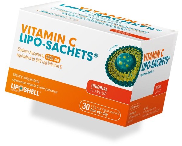 Load image into Gallery viewer, Liposhell Vitamin C Lipo-Sachets® - 1000mg
