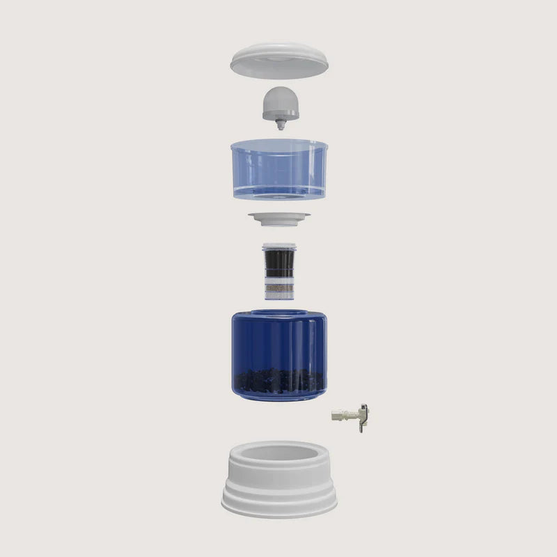 Load image into Gallery viewer, Zazen Alkaline Water Filter System - Glass Bottom