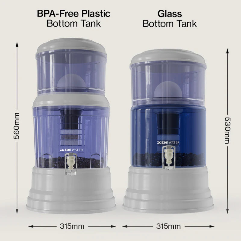 Load image into Gallery viewer, Zazen Alkaline Water Filter System - BPA Free + Free Cartridge and Water Bottle