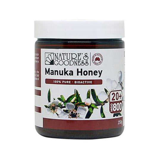 Nature's Goodnesss 100% Pure Bioactive Manuka Honey MGO 800 250g