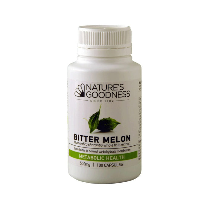 Nature's Goodnesss Bitter Melon Capsules 500mg 100c