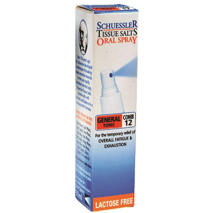 Martin & Pleasance Schuessler Tissue Salts Comb 12 (General Tonic) 30ml Spray